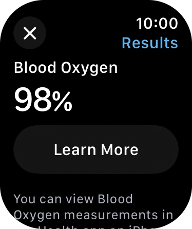 Your result is displayed on the screen.