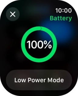 Press Low Power Mode.