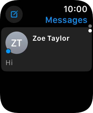 Press the required picture message.