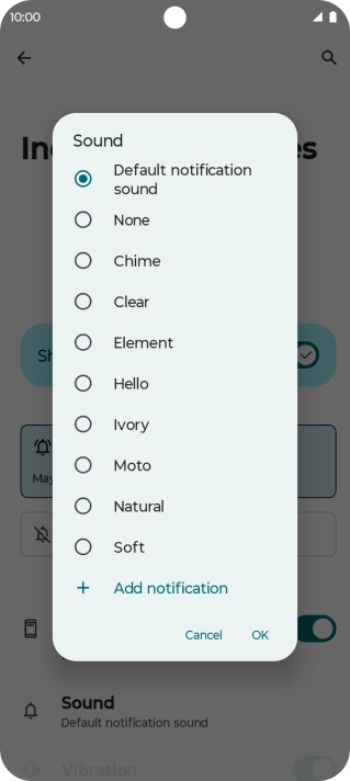 Press the required message tones to hear them. Press the required message tones to hear them.