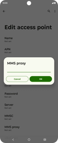 Key in 212.183.137.012 and press OK.