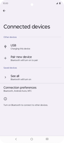 Press Pair new device. Press Pair new device.