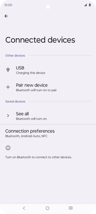 Press Pair new device. Press Pair new device.