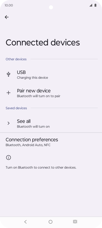 Press Pair new device. Press Pair new device.
