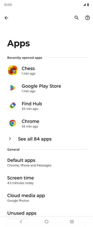 Press See all apps.