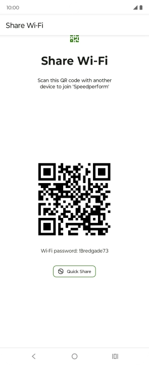 Place the QR code inside the camera frame on the other device to scan the code. Place the QR code inside the camera frame on the other device to scan the code.