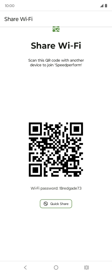 Place the QR code inside the camera frame on the other device to scan the code. Place the QR code inside the camera frame on the other device to scan the code.