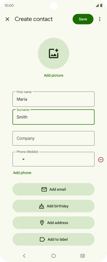 Press Phone and key in the phone number. Press Phone and key in the phone number.