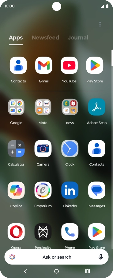 Open the Messages.
