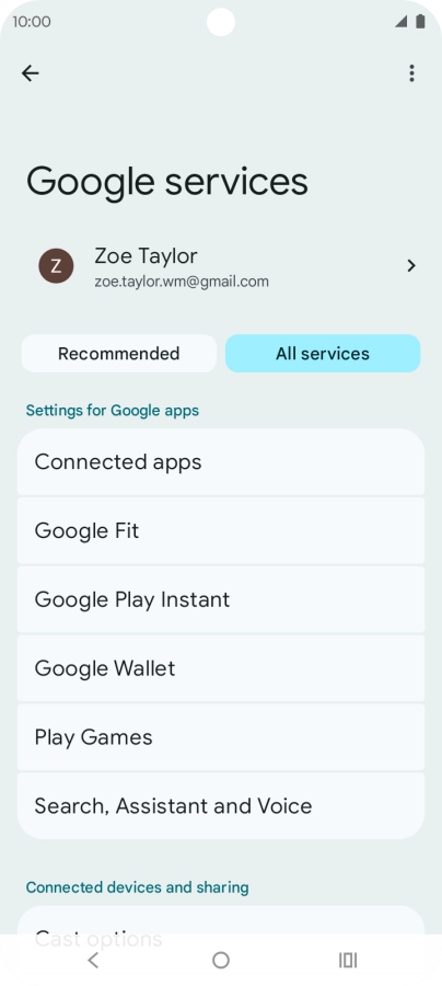 Press Search, Assistant and Voice. Press Search, Assistant and Voice.