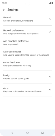 Press Auto-update apps. Press Auto-update apps.