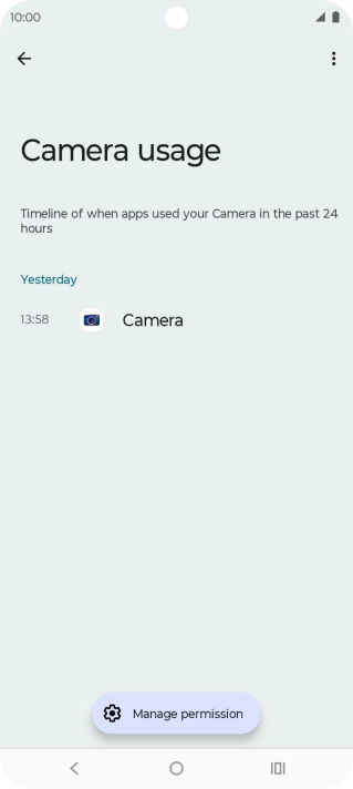 The total app activity for the selected phone function is displayed. The total app activity for the selected phone function is displayed.
