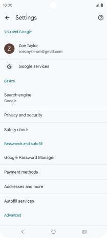 Press Privacy and security. Press Privacy and security.
