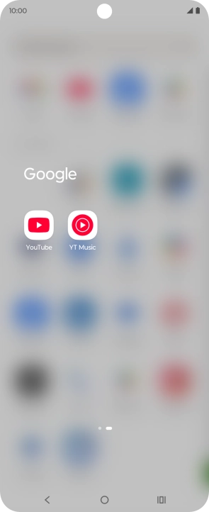Press YT Music.