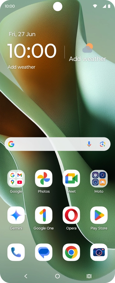 The Wi-Fi icon shows that your phone is connected to a Wi-Fi network.