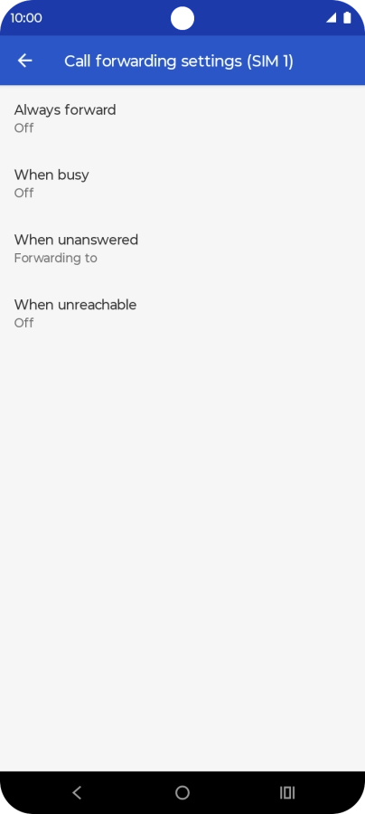 Press the Home key to return to the home screen. Press the Home key to return to the home screen.