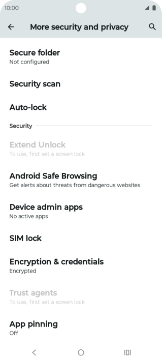 Press SIM lock. Press SIM lock.