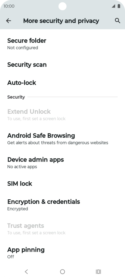 Press SIM lock. Press SIM lock.