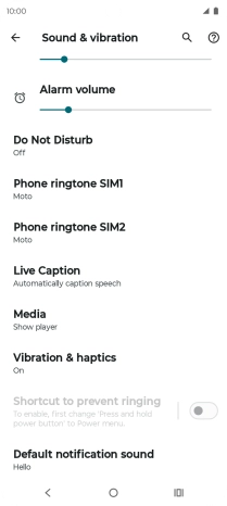 Press Phone ringtone. Press Phone ringtone.