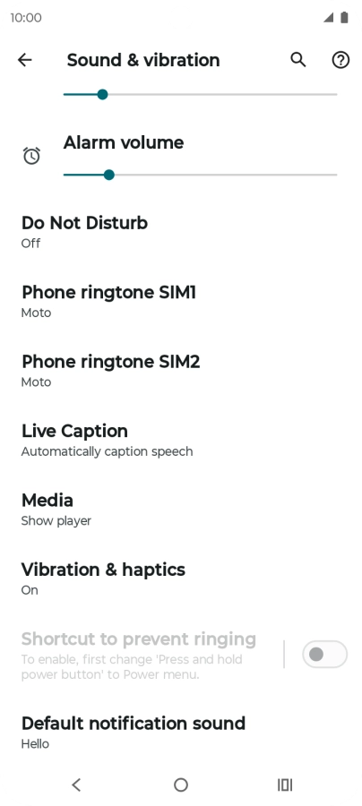 Press Phone ringtone. Press Phone ringtone.