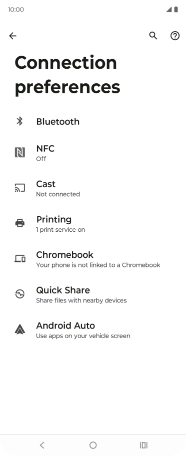 Press NFC. Press NFC.