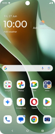 The text/picture message icon shows that you've received a new text or picture message.