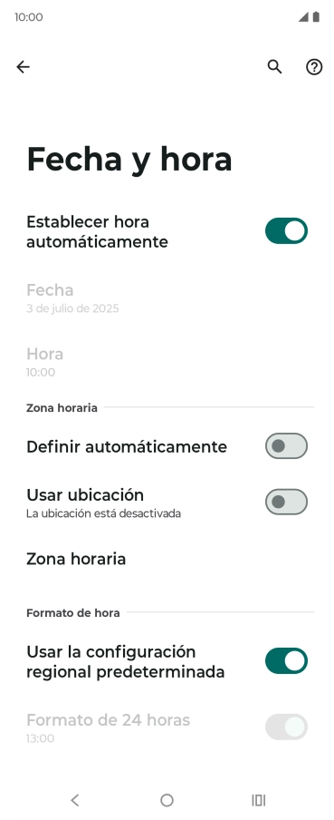 Pulsa el indicador junto a 