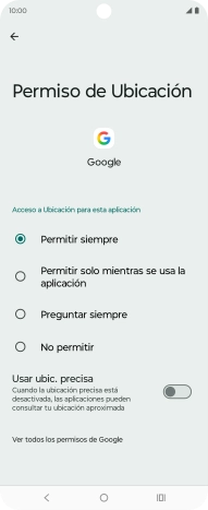 Pulsa el ajuste deseado.