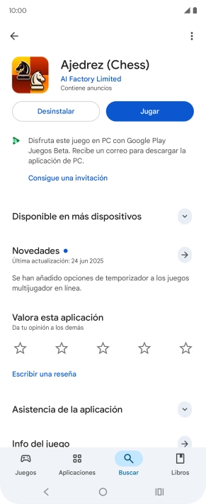 Pulsa Desinstalar.
