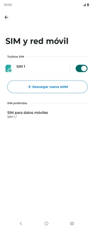 Pulsa SIM para datos móviles.
