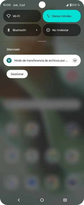 Pulsa la lista desplegable.