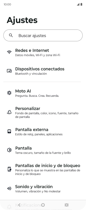 Pulsa Redes e Internet.