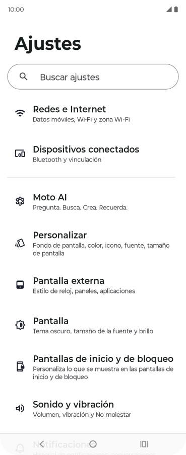 Pulsa Redes e Internet.
