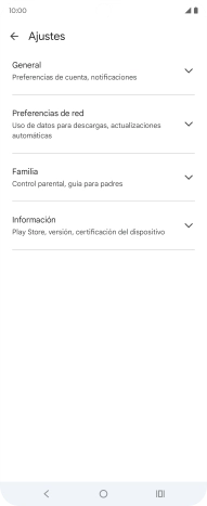Pulsa Preferencias de red.