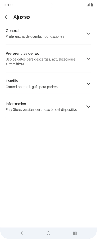 Pulsa Preferencias de red.