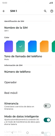 Pulsa el indicador junto a 