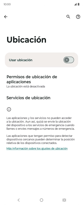 Pulsa el indicador junto a 