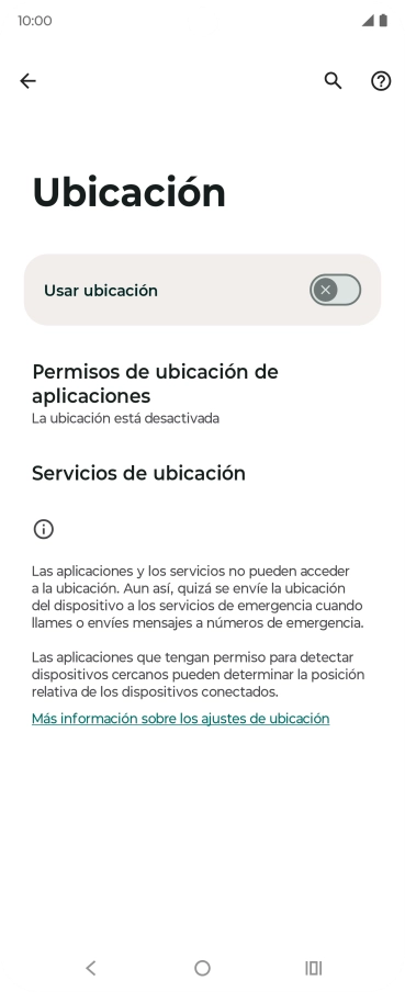 Pulsa el indicador junto a 