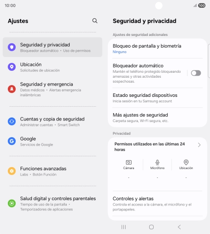 Pulsa Más ajustes de seguridad. Pulsa Más ajustes de seguridad.