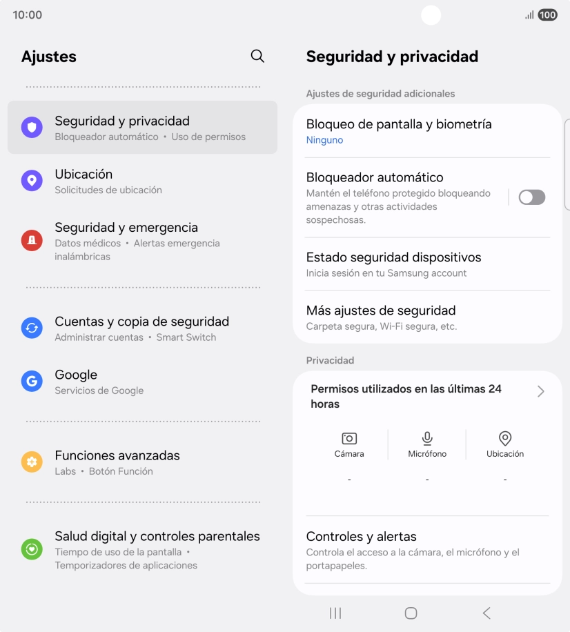 Pulsa Más ajustes de seguridad. Pulsa Más ajustes de seguridad.