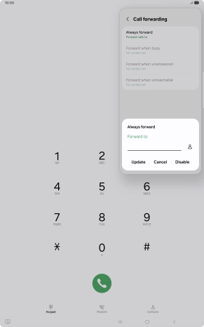 Press Disable.