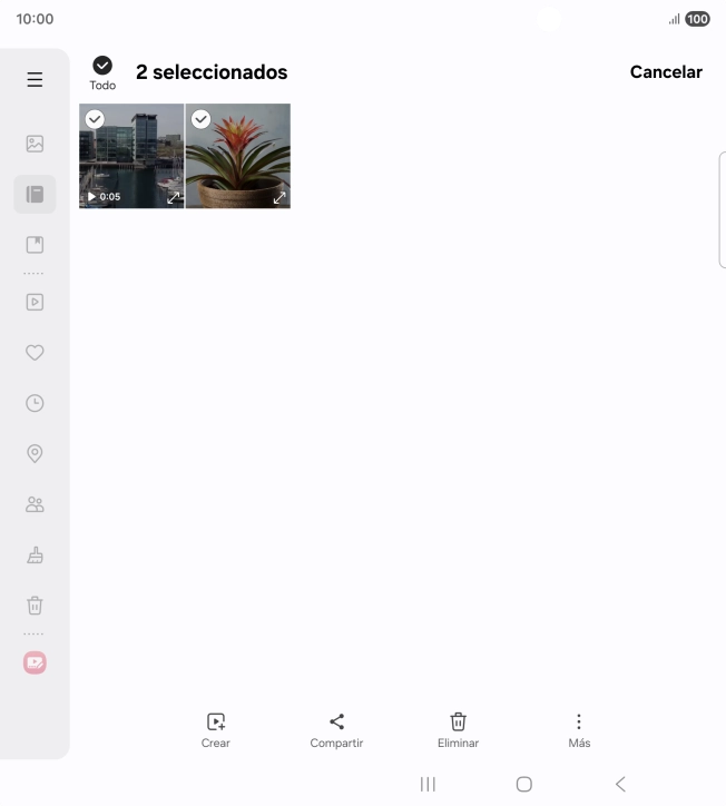 Pulsa Compartir. Pulsa Compartir.
