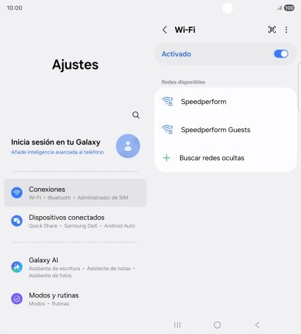 Pulsa la red wifi deseada. Pulsa la red wifi deseada.