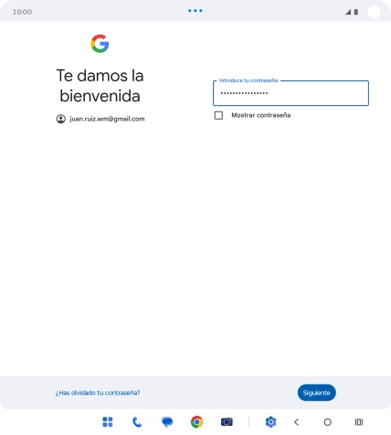 Pulsa Siguiente.