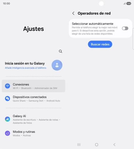 Pulsa el indicador junto a 