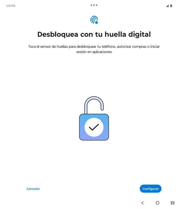 Pulsa Configurar. Pulsa Configurar.