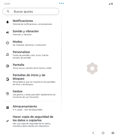 Pulsa Sonido y vibración. Pulsa Sonido y vibración.