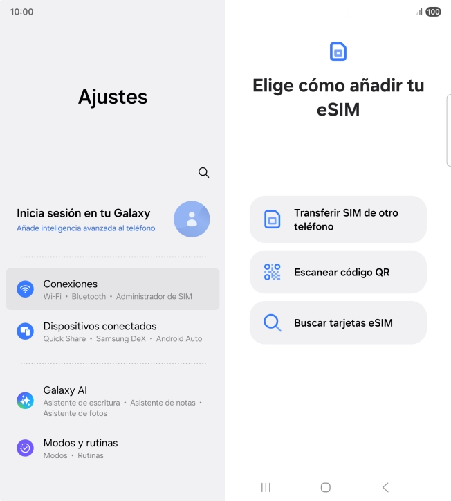 Pulsa Escanear código QR. Pulsa Escanear código QR.