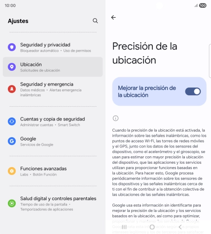 Si pulsas el indicador junto a Si pulsas el indicador junto a