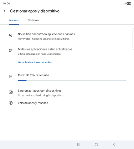 Pulsa Gestionar.